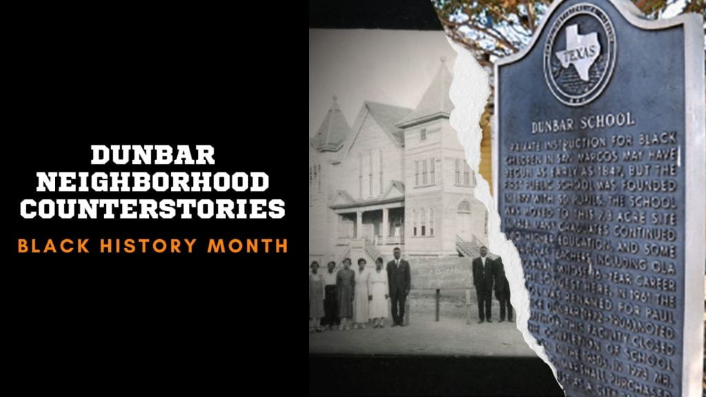 Dunbar Neighborhood Counter stories: Black History Month